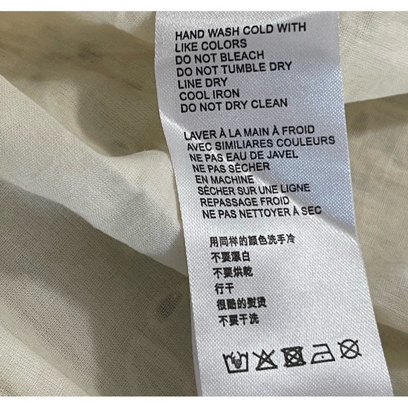 Anthropologie Jane Eyelet Lace Off-The-Shoulder Blouse Ivory NWT Size 16W - Picture 11 of 16